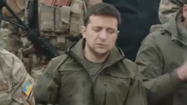 Перепалка Зеленского с бандитами ВСУ до начала СВО