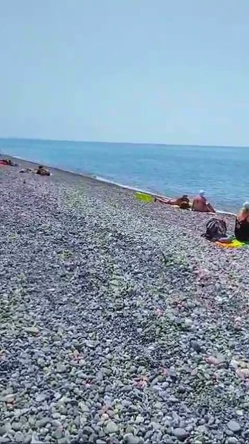 Абхазия чёрное море пляж Цандрыпш