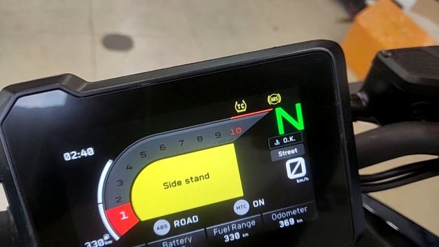 Стробоскопы и скрытие номера на мотоцикле KTM DUKE 390. Light C