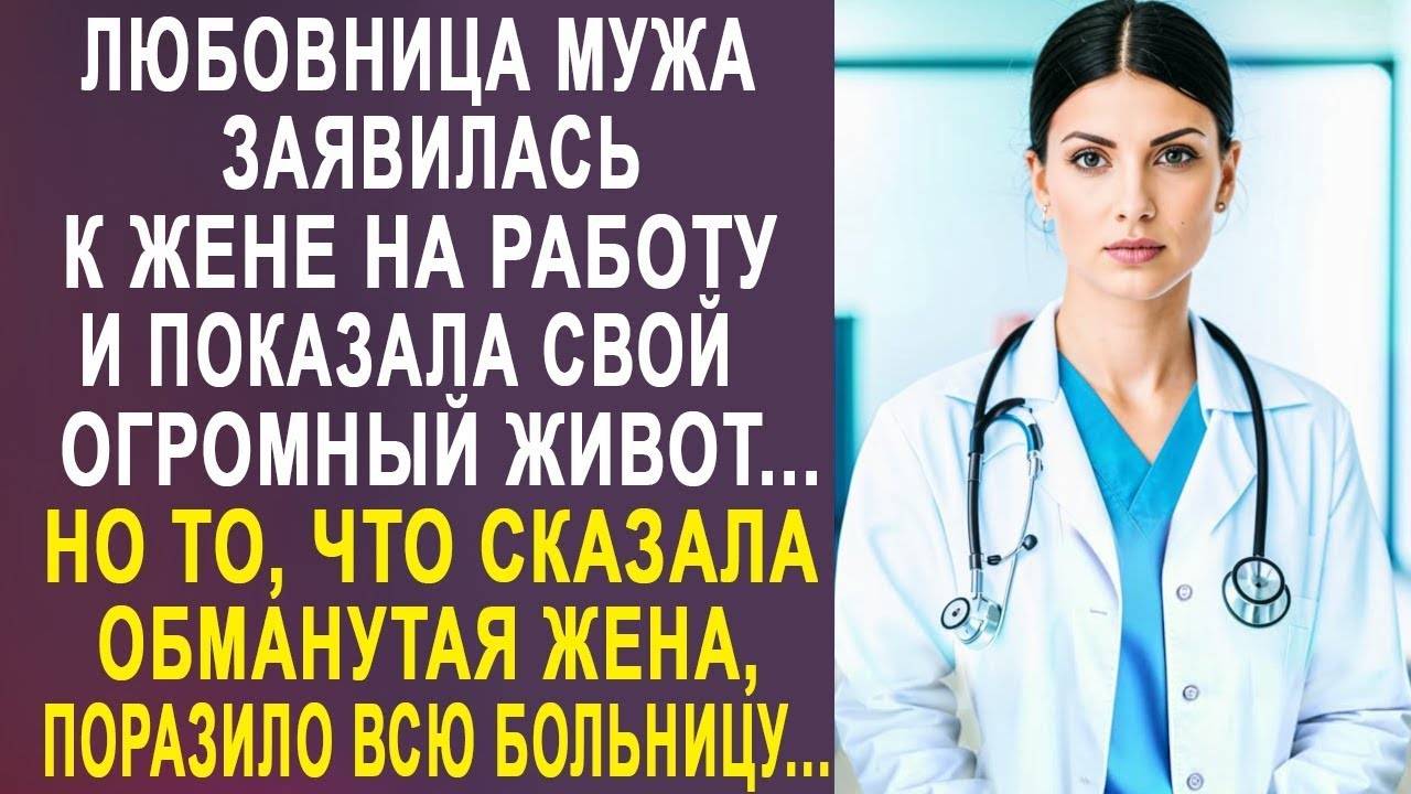 ЛЮБОВНИЦА ПРИШЛА К ЖЕНЕ НА РАБОТУ, И ПОКАЗАЛА ОГРОМНЫЙ ЖИВОТ. ОТ СЛОВ ЖЕНЫ КОЛЛЕКТИВ БЫЛ УДИВЛЕН