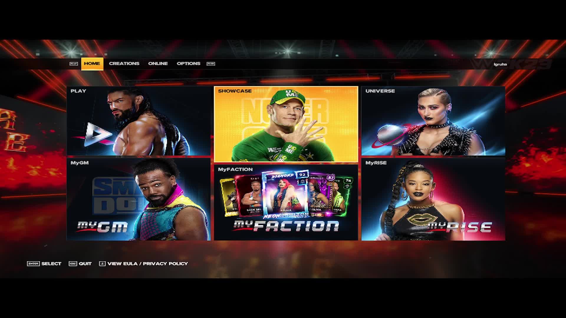 WWE 2K23 женксая битва