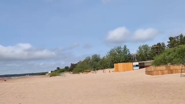 Пляж 'Дюны' в городе Сестрорецк