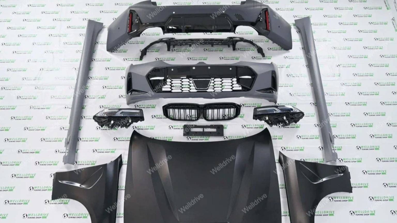 Обвес BMW 3 G20 lci M-Tech крылья капот фары