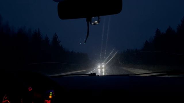 Вечерняя прогулка на автомобиле