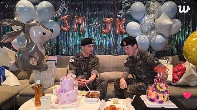 Jimin and Jung Kook Live