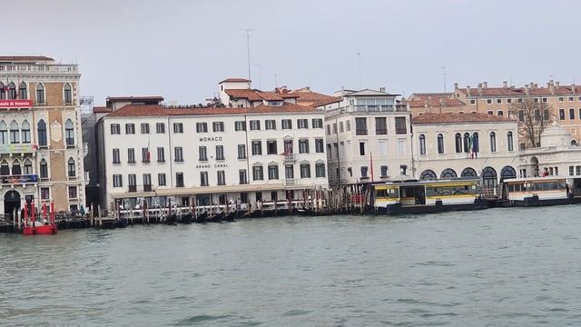 Panorama of Grand Canal from Punta della Dogana
