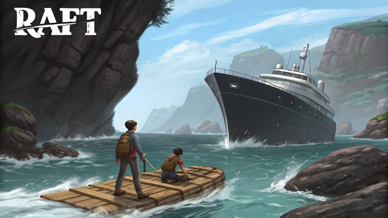 Крысиная яхта | Прохождение Raft Серия 2