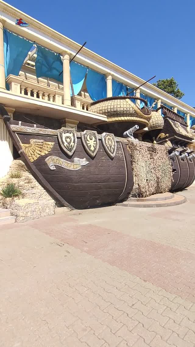 Пиратский 🏴☠️ корабль в Архипо-Осиповке вертик