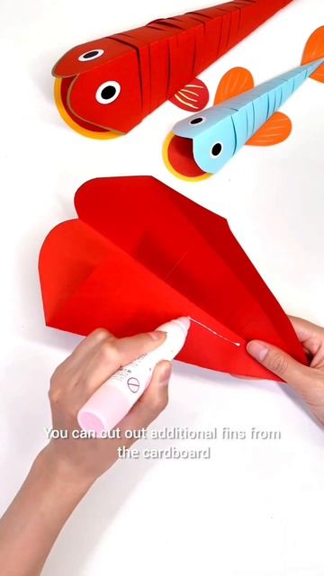Рыбка из бумаги ✂️❤️