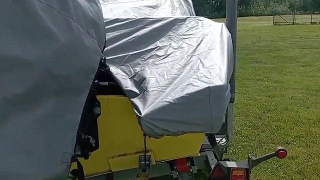 Тент на лодке сшитый по дистанционке