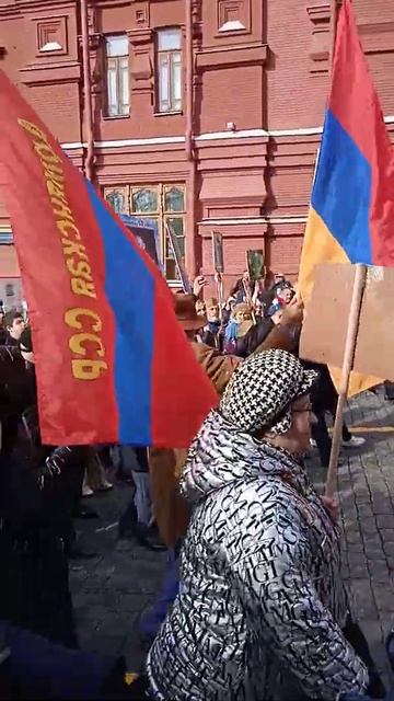 Бессмертный полк, Москва. Армянский полк, с музыкой.