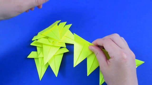 Как_сделать_корону_из_цветной_бумаги_Оригами_корона_легко