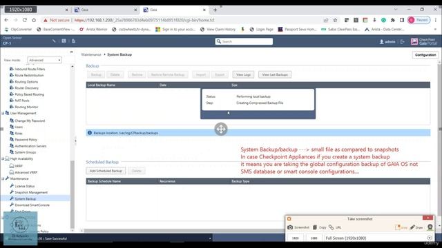 CCSA_Udemy_70_01. Creating Backups, Snapshots & Restoring