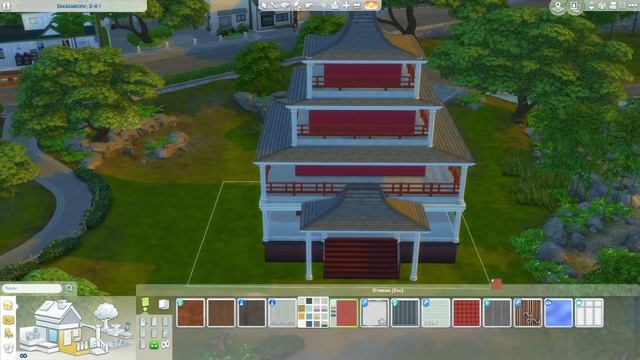 Строим дом в SIMS 4 | Китай или Япония?