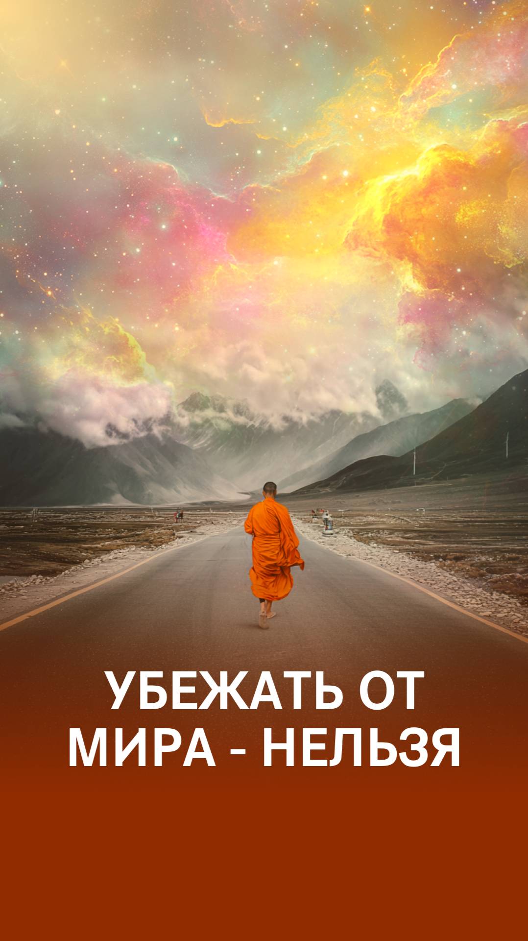Убежать от мира - нельзя!