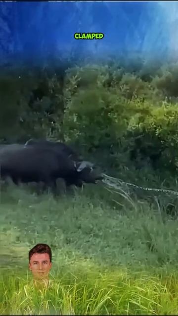 nRDjzav7eTE - ＊＊＂Triumph Over Terror： The Buffalo's Daring Escape＂＊＊ #shorts #animals #wildlife #fun