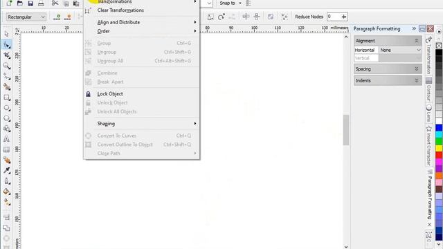как быстро нарисовать красивую симметричную фигурную скобку в CorelDRAW