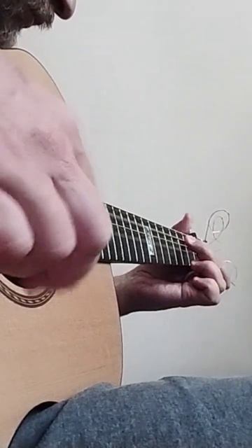Фрагмент пьесы для гитары - Guitar piece fragment
