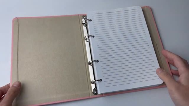 Именной блокнот в линейку