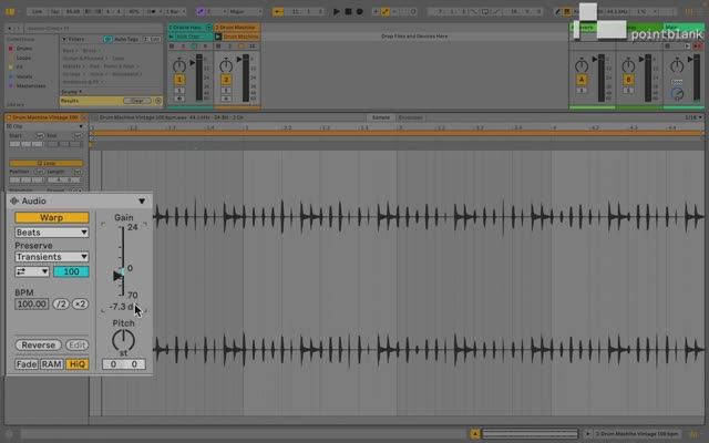 01.9. Adding Audio Drum Loop