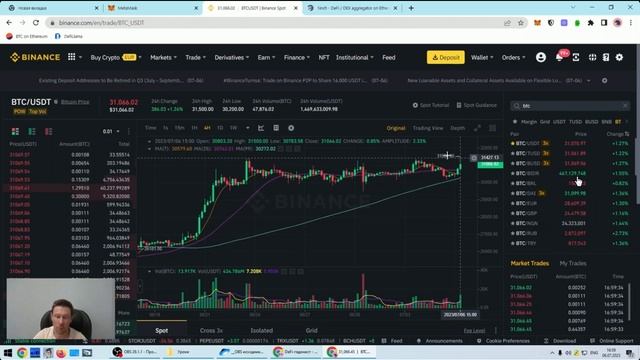 8. Покупаем WBTC за BTC или любой другой актив на EVM-сетях