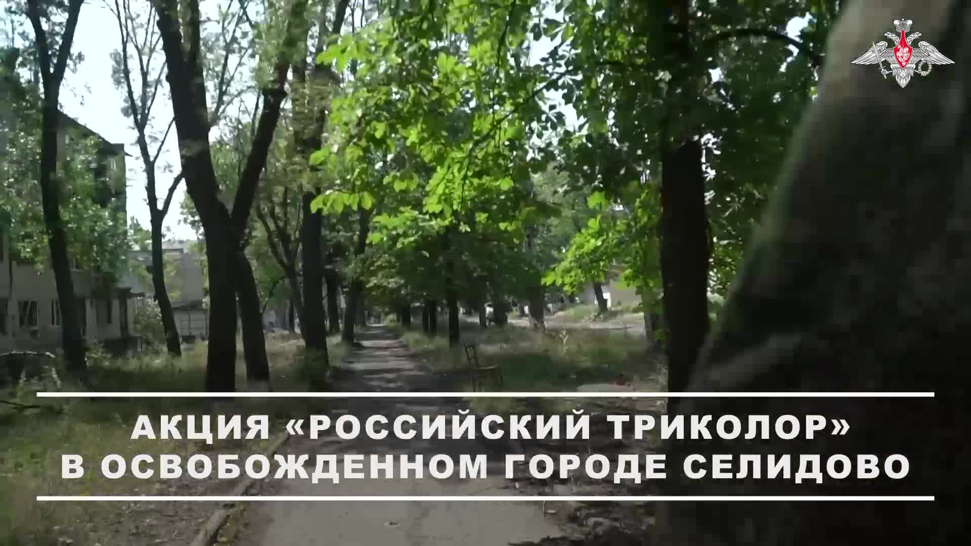 🇷🇺 Военнослужащие группировки войск «Центр» провели акцию «Российский триколор» в честь Дня Рос...