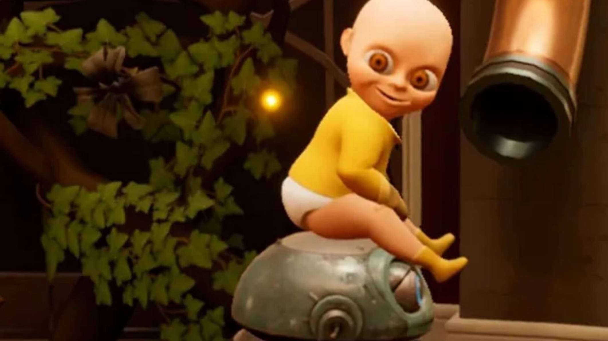 Гоняем лысого 👶🤖