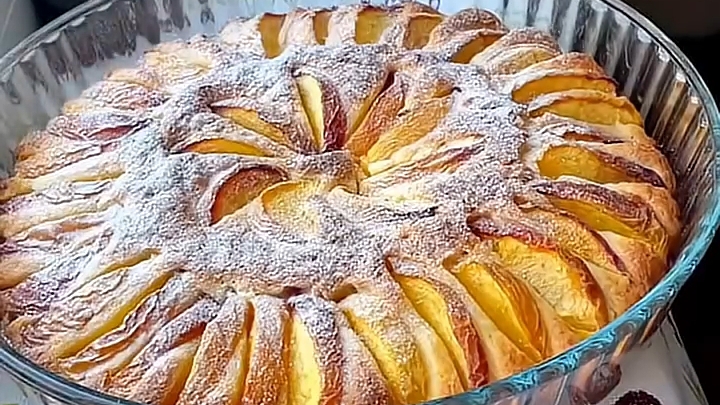 Ароматный творожный ПИРОГ...🥧🍑😋    Рецепт в описании ✍️