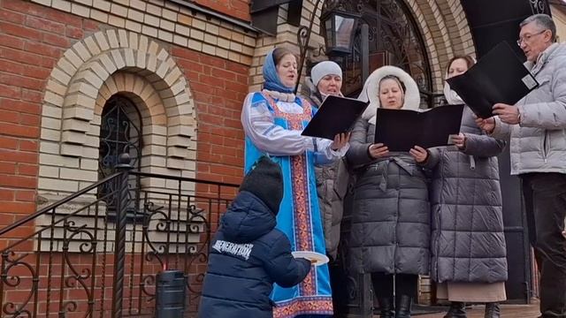 Попури народных песен на Масленицу