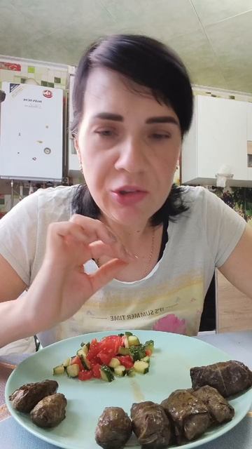 Ужин на национальный лад ,очень вкусная долма