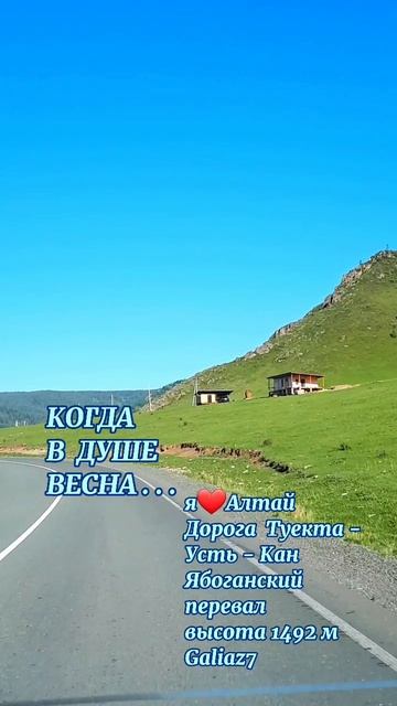 Алтай Ябоганский перевал