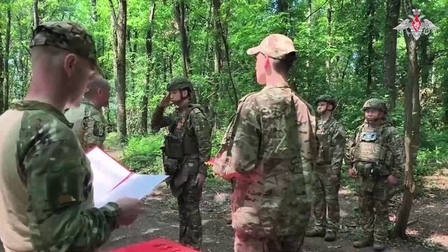 Награждение военнослужащих ВДВ