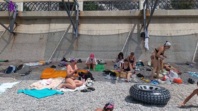 Крым. ЮБК. Гаспра. Санаторий Днепр. Можно купаться! 12.06.25 #андрейкрымский #артемийкрым #юбк