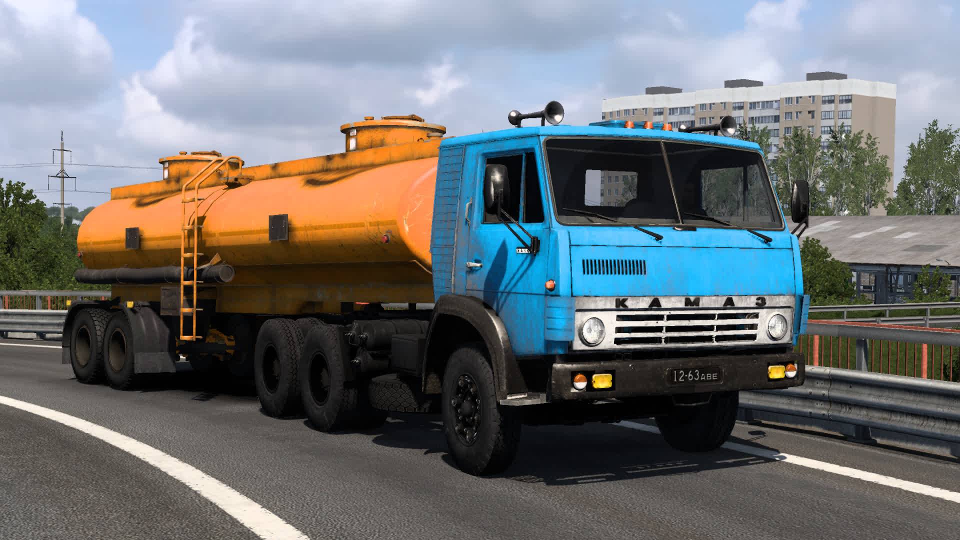 331 / ETS 2 1.53 / Русская сборка / КАМАЗ 5410 / Сибирь.