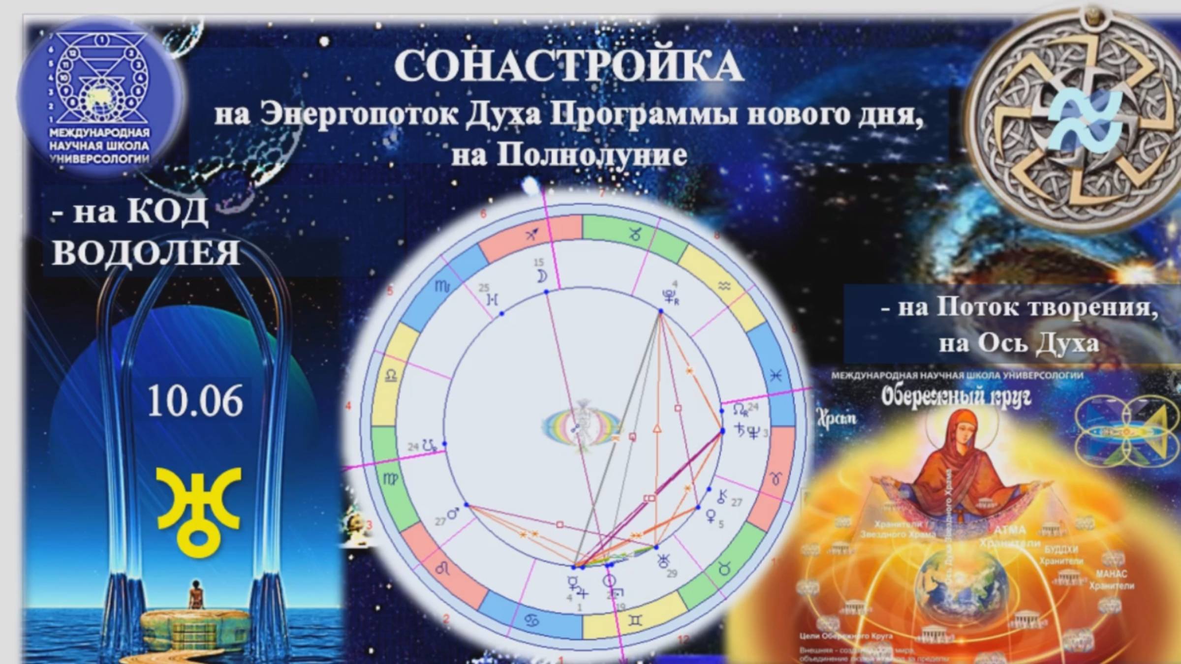 СОНАСТРОЙКА на энергопоток Духа нового дня лета, на Программу Водолея-Урана-Земли-Человечества.10.06
