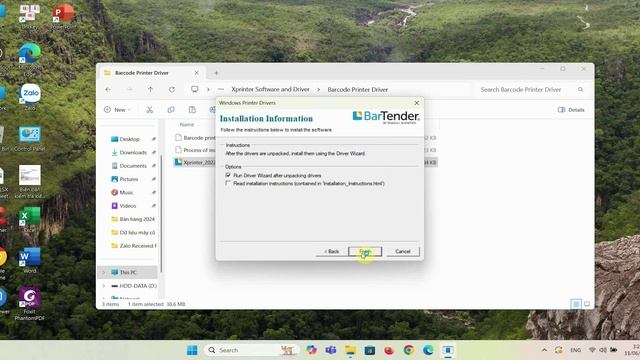 Lắp đặt máy in tem Xprinter XP-350B cho khách hàng, tại địa đường An Bình