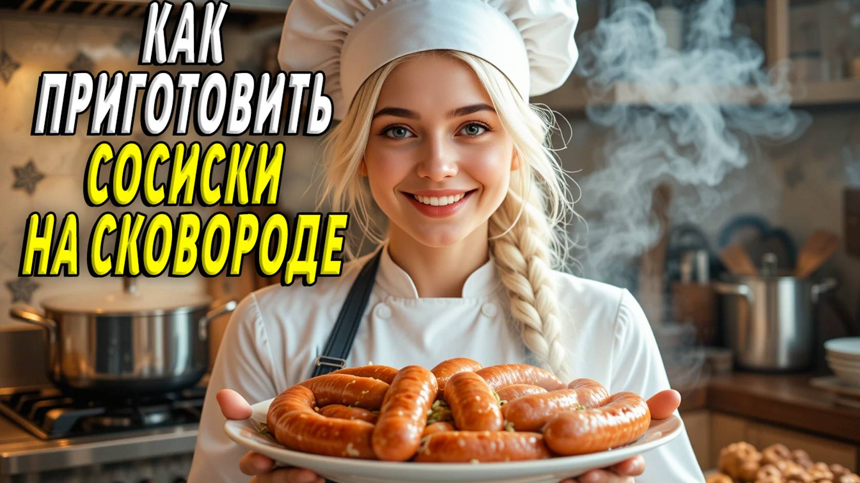 Как приготовить сосиски на сковороде