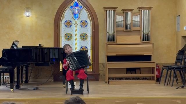 Лука Зайцев Книппер Полюшко-поле (баян)