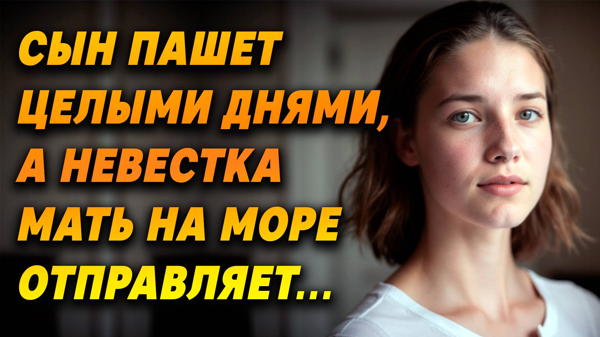 Истории из жизни. Сын целыми днями ПАШЕТ, а НЕВЕСТКА мать на море отправляет | Житейские истории