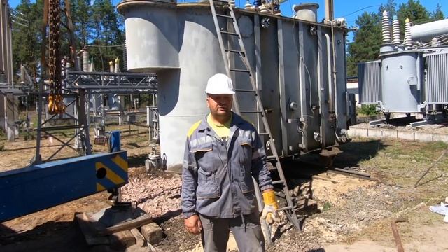 Міняємо трансформатор на підстанції 110 кВ «Вища Дубеч?