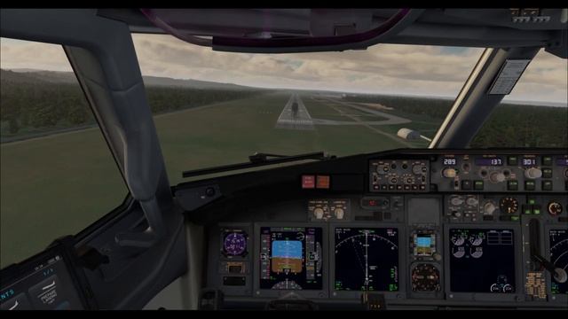 Посадка в Красноярск (UNKL)