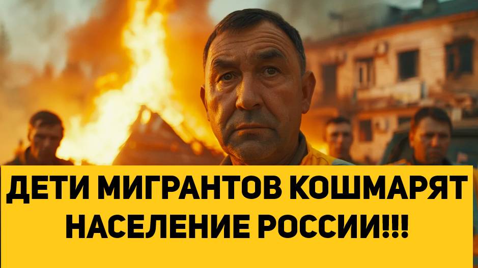 ДЕТИ МИГРАНТОВ КОШМАРЯТ НАСЕЛЕНИЕ РОССИИ!!!