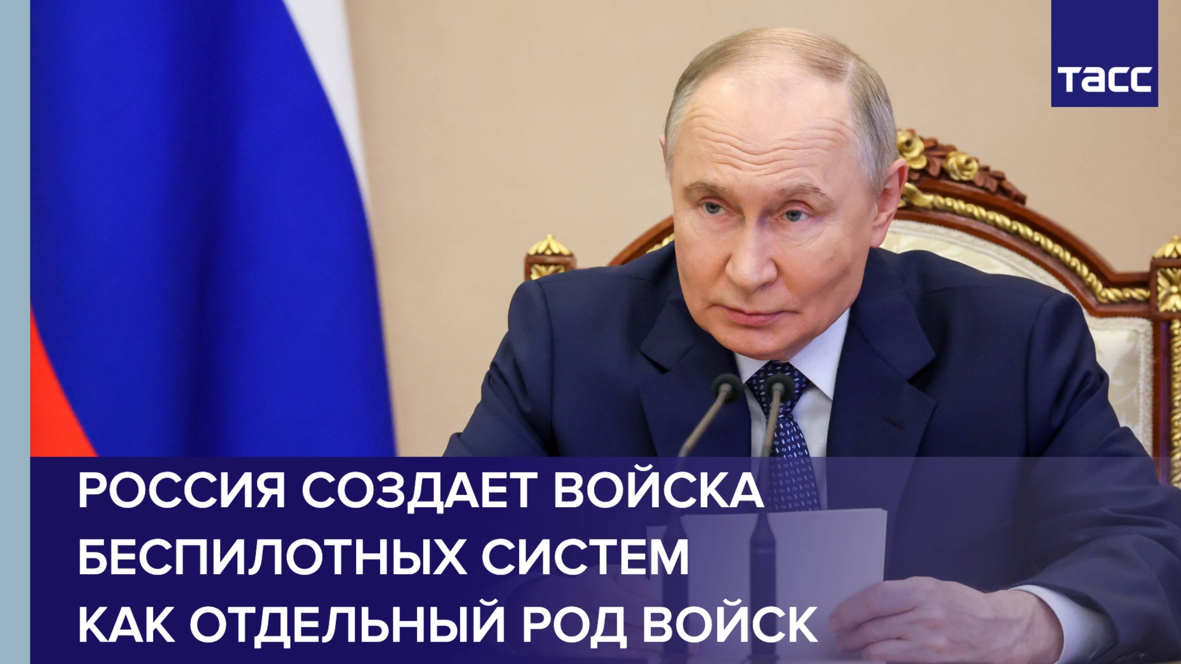 Россия создает войска беспилотных систем как отдельный род войск