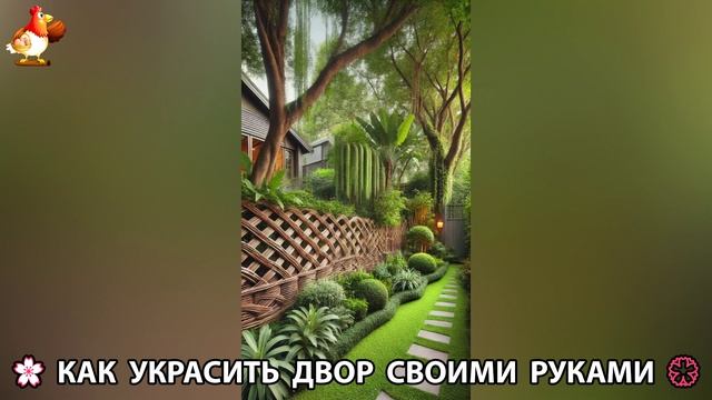 Как украсить двор дома фото идеи (606) 🏡 для дачи и сада своими руками 🌷🪻🌺💮