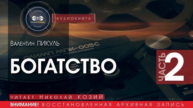 БОГАТСТВО  - часть 2 - Валентин ПИКУЛЬ (читает Николай КОЗИЙ) | аудиокниги слушать