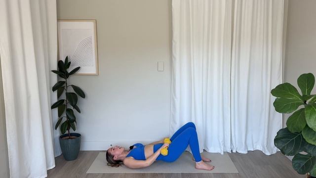 24 Min Full Body Pilates Strength Workout   Tone, Sculpt, and Burn Fat with Weights