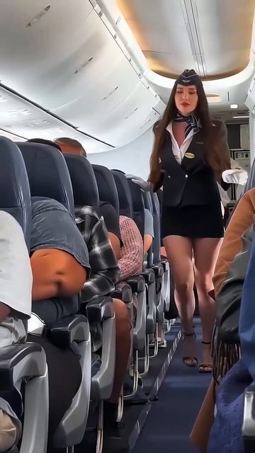 0XHs1gL0PZE - Stunning outfit of airhostesses #fashion #style #outfit #shorts