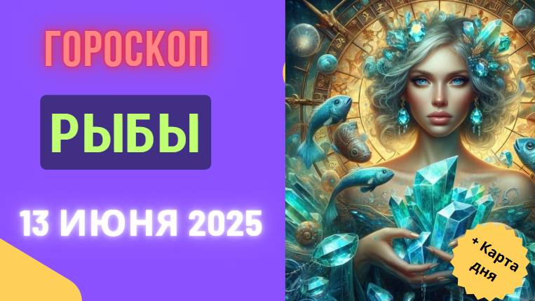 ♓ ГОРМОСКОП НА СЕГОДНЯ 13 ИЮНЯ ДЛЯ РЫБ — ДЕНЬ ИНТУИЦИИ И ГАРМОНИИ