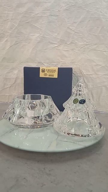 Шкатулка 22 см Crystal Bohemia "Ёлочка" / 104396