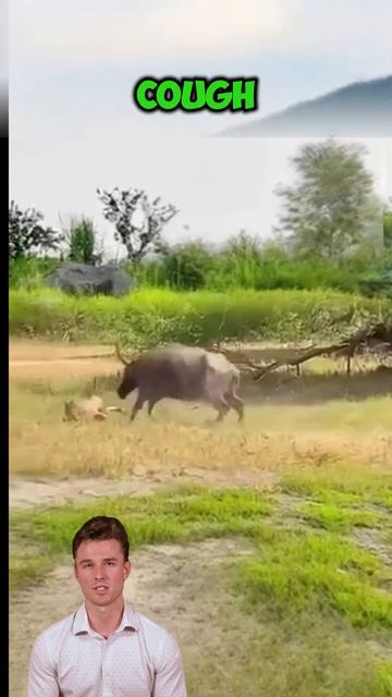o9h3BKY0hRE - ＂Brave Mother： A Buffalo's Fierce Defense Against a Leopard＂ #shorts #animals #facts #